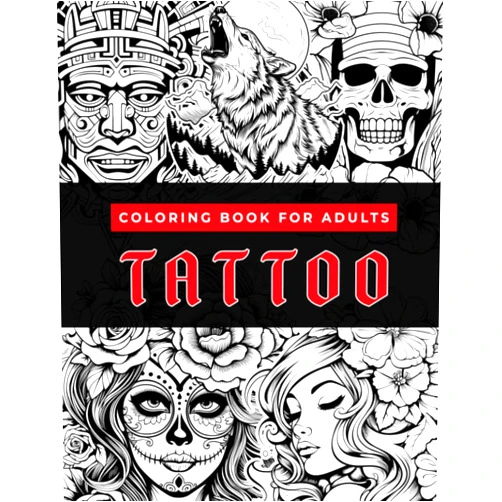 By Lily Oasis (Author) Tattoo Coloring Book for Adults Looking for Inspiration for Their First or Next Tattoo: Flash | Ideas for Men and Women Inspired by Neotraditional ... Traditional Designs and more (Tattoo Designs)