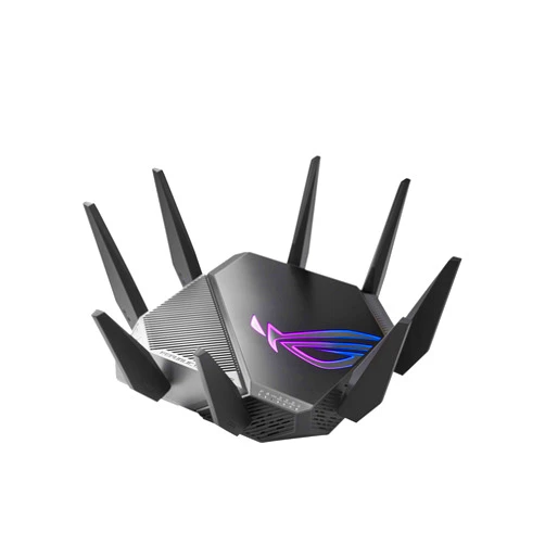 ASUS ROG Rapture GT-AXE11000 Tri-band WiFi 6E Extendable Gaming Router, 6GHz Band, 2.5G Port, Triple-level Game Acceleration, VPN Fusion, Subscription-free Network Security, AiMesh Compatible