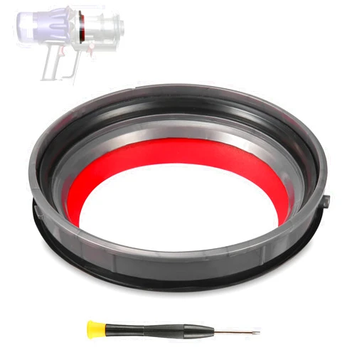 AMENKER Dust Bin Top Fixed Sealing Ring Replacement for Dyson V10 SV12 Vacuum Cleaner, Dust Bucket/Dirt Cup Bin Part Sealing Ring Replacement Parts (for V10 SV12)
