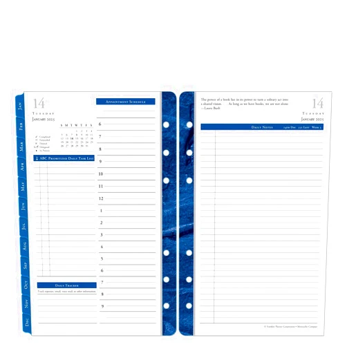 Franklin Covey FranklinCovey - Monticello Two Page Per Day Ring-Bound Planner (Compact, Jan 2025 - Dec 2025)
