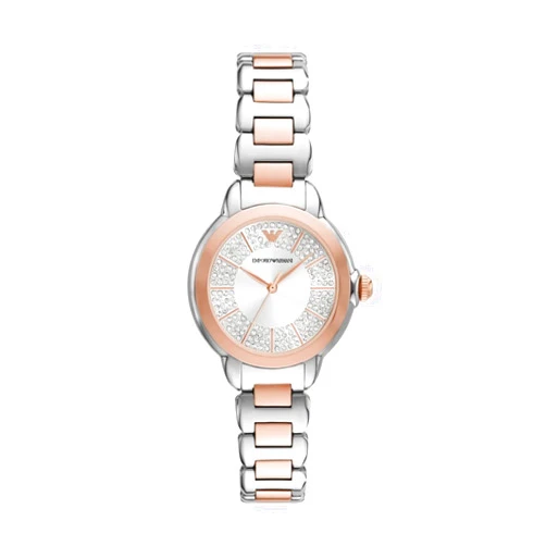 Emporio Armani Women's Three-Hand Two-Tone Stainless Steel Watch (Model: AR11643)
