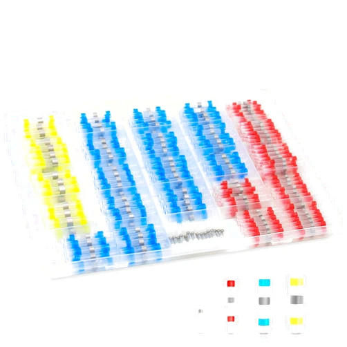 QIATOL 280PCS Solder Seal Wire Connectors Kit, Heat Shrink Wire Butt Connectors, Waterproof Solder Stick Wire Connectors.