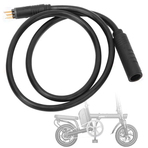 Watris Veiyi 9 Pin E-Bike Motor Extension Cable, Female to Male Electric Bike Wire, Waterproof E-Bike Cable Conversion Kit, Wheel Motor Extension Cable for E-Bike(1.5x600mm)