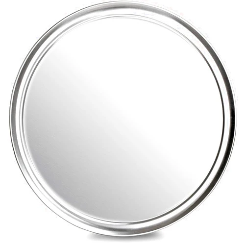 New Star Foodservice 50905 Pizza Pan/Tray, Wide Rim, Aluminum, 16 Inch, Pack of 6