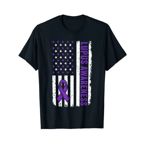 Lupus Awareness Shirts for Women Men Kids Lupus Awareness Shirt We Wear Purple for Lupus Awareness T-Shirt