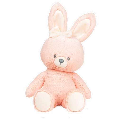 GUND Baby Sustainable Bunny Plush, Stuffed Animal Made from Recycled Materials, Gift for Babies and Newborns, Pink/Cream, 13”
