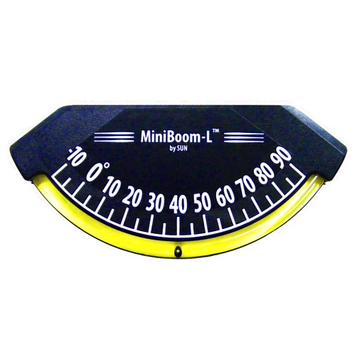 Sun Company Industrial Lev-o-gage Mini Boom-L - Glass Tube Boom Angle Indicator (Model 3050-I)