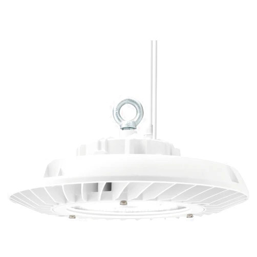 Lithonia Lighting JEBL 12L 40K 80CRI WH LED Economical Round Bay Light, 12,000 Nominal Lumens, 4000K, 80 Color Rendering Index, White Finish