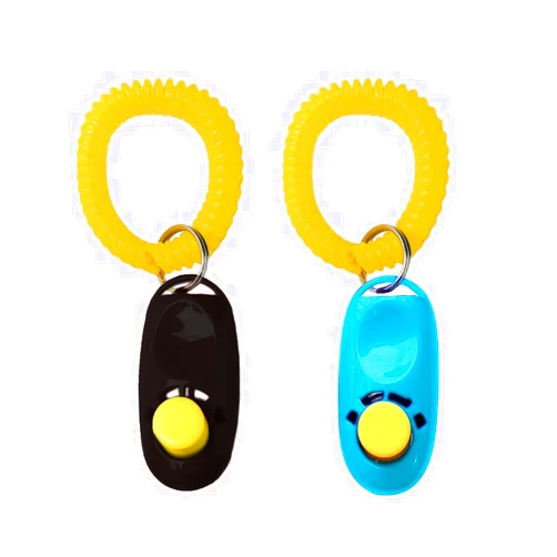 SunGrow 2-Pack Dog Clicker for Training with Wrist Bands, 2 Inches Multicolor, Pet Cat Dog Training Clickers & Behavior Support, Convenient and Effective Clicker Training Tools for Puppy or Cat