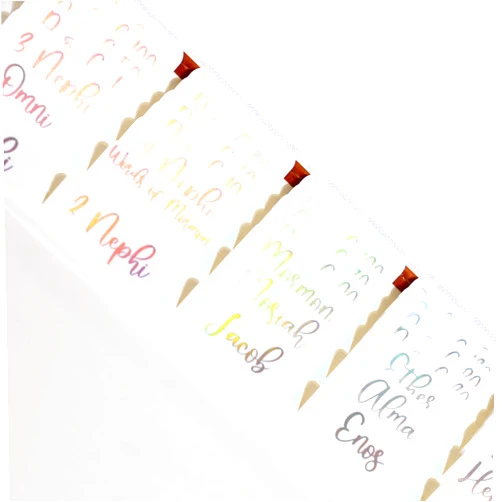 Idyllic Grace Holographic Book of Mormon Tabs - Bible Tabs- Index Tabs