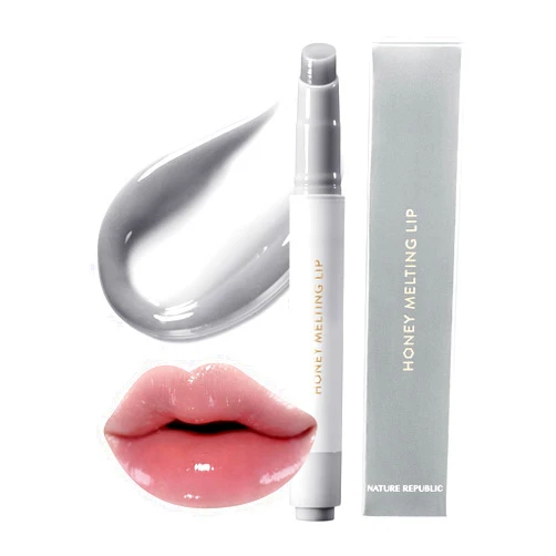 Nature Republic HONEY MELTING LIP PLUMPING (12 GRAY) SOFT LIP STICK, Moody Plump,Lip Gloss,glossy, lip balm, lip crayon, jelly gloss, lip pen, tint gloss, lip volumizer, lip plumper, korean make up