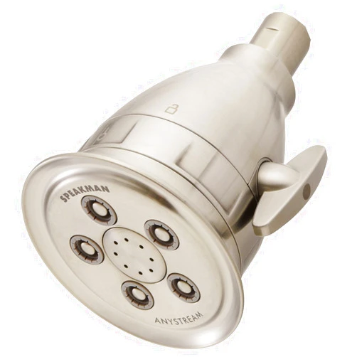 Speakman S-2005-HBFBN Hotel Pure Anystream High Pressure Shower Head-2.5 GPM Adjustable Showerhead with Filter, Brushed Nickel