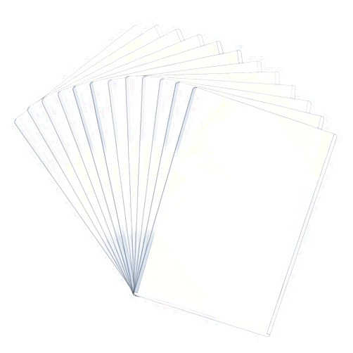 Actomall 8.5 x 11'' ISO Rigid Print Protectors Clear Rigid Plastic Sheet Paper Page Protectors Photo Plastic Sleeves for Document (12 Pcs)