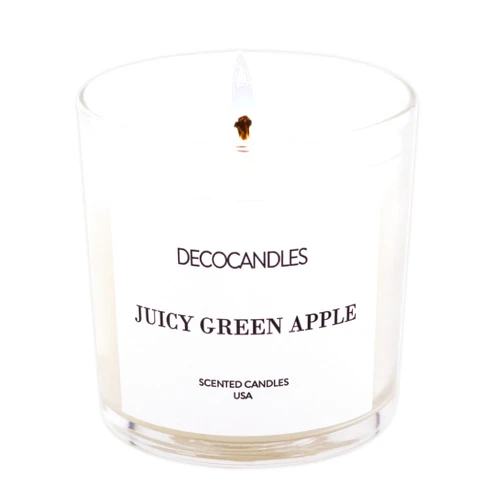 DECOCANDLES Urban Concepts by DECOCANDLES - Juicy Green Apple - Highly Scented Soy Candle - Long Lasting - Hand Poured in USA (6 Oz.)