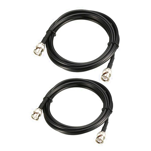 uxcell RG58 Coaxial Cable with BNC Male to BNC Male Connectors 50 Ohm 10 Ft 2pcs