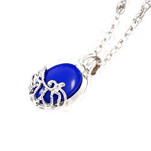 Mimir Eco Witchy Charms - Popular Movie Charm Vampire Diaries Katherine Blue Jewel Cross Pendant Necklace Movie Jewelry Cosplay for Women Romantic Gifts - Cross Pendant Charm