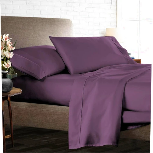 Dee's Collection Luxury 4 Piece Egyptian Cotton Sheets King Size - 800 Thread Count, 100% Cotton Sheets, 15