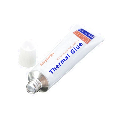 Easycargo Thermal Glue, High Performance Silicone Thermal Conductive Adhesive Glue, Cooler Epoxy Compound for Heatsink GPU VRM VRAM LED IC Chips MOSFET BJT Transistor 3D Printer PCB Tec1-12706