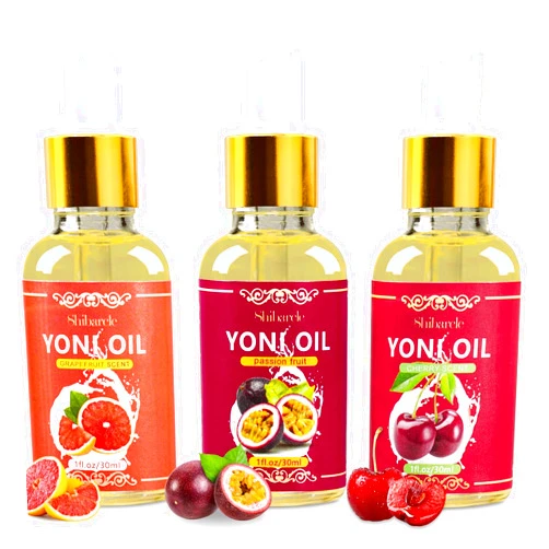 Shibarcle 3 PCS Yoni Oil, Feminine Oil for Women PH Balance, 100% Organic Feminine Care Essential Oil Feminine Deodorant Vaginal Moisturizer for Eliminates Odor