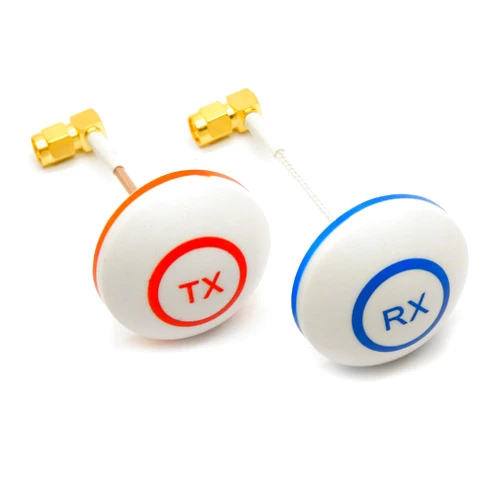 SpeedyFPV 2pcs 5.8GHz Cloverleaf Antenna Pair Set 3dbi RHCP Clover RP-SMA (Transmitter and Receiver Antenna)
