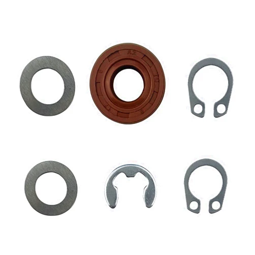 Gtpartes 6PCS Heavy Duty Pan Seal Kit Fit for Cuisinart Bread Maker Model CBK-100 CBK-100SS Includes Seal Stainless Steel Flat Washer Clip and E-Clip Installation Guide Kitchen Breadmaker Machine Parts