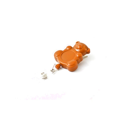 KEY-BAK RETRACT-A-BADGE Teddy Bear Shaped 5-Pack Retractable Badge Holder with 36