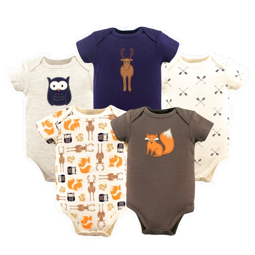 Luvable Friends Hudson Baby Baby Cotton Bodysuits