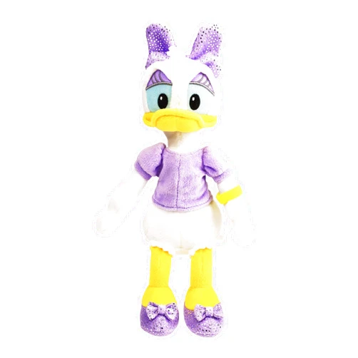 Just Play Disney Junior Mickey Mouse Small Plushie Stuffed Animal Daisy Duck, Kids Toys for Ages 2 Up by Just Play
