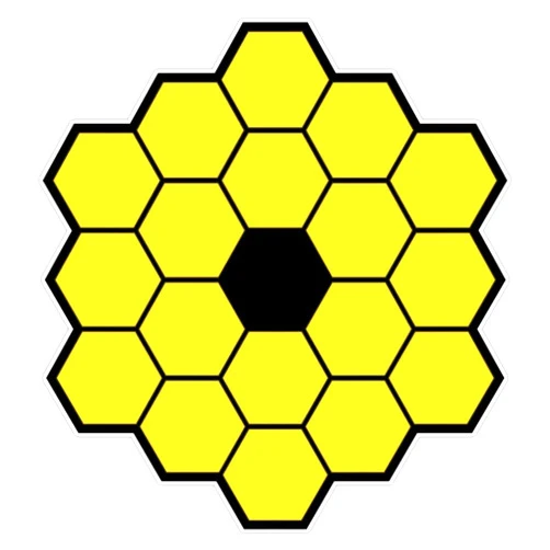 KWH Designs JWST James Webb Space Telescope Bumper Sticker Vinyl Decal 5''