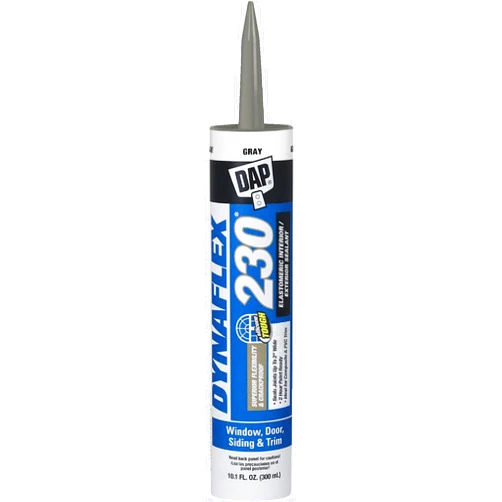 Dap Dynaflex 230 Gray Silicone Door, Trim and Window Sealant 10.1 oz
