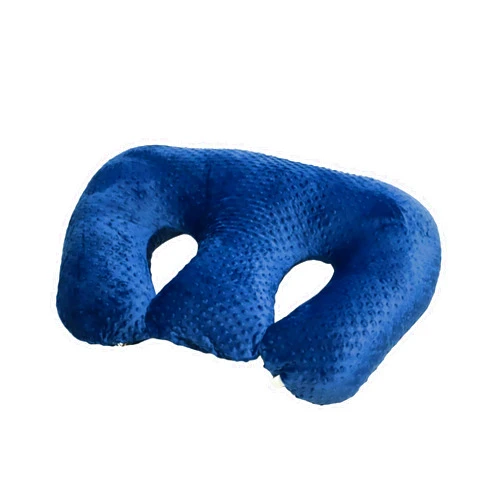 Twin Z Pillow Navy - 6 uses in 1 Twin Nursing Pillow ! Breastfeeding, Bottlefeeding, Tummy Time, Reflux, Support and Pregnancy Pillow!