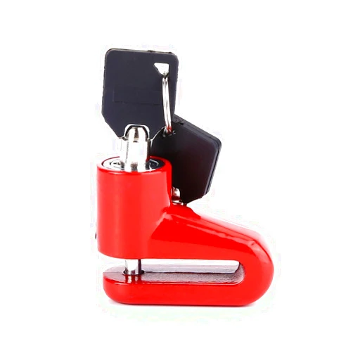 Tiiyee Bike Disc Brake Lock, Motorcycle Wheel Lock Brake Lock Security Brake Padlock Anti Theft Waterproof for Adult Mountain Road Motorbike Scooter Sportbike Racing Cycling with Mounting Bracket Two Keys