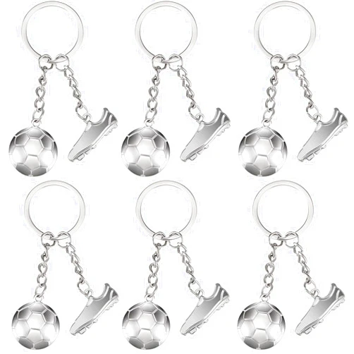 Taiyin Cute Soccer Ball Keychain Mini Soccer Party Favors for Fans Men Women Gift