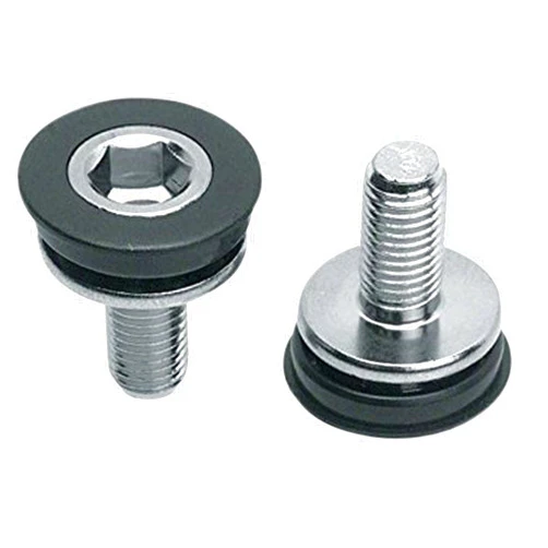 Forest Byke Company Forest Bykes 8mm Hex Crank arm Fixing Bolt with Caps for Bicycle Crank Arms - Fits Many Cranksets Made by FSA Suntour Prowheel and Many More