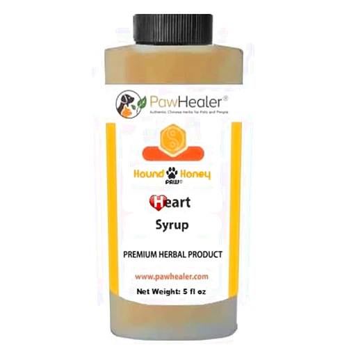 PawHealer® Hound Honey: Heart Syrup - Herbal Remedy for Dog's Cough - 5 fl oz - Suppressant - Herbal Remedy - Gagging & Wheezing Due to Heart…