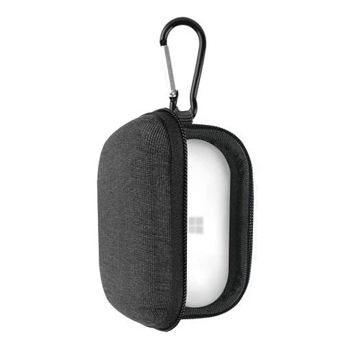 Geekria Shield Earbud Case Compatible with Microsoft Surface, Tozo T6, Sony LinkBuds, Bose QuietComfort Earbuds II True Wireless Earbud, Replacement Hard Shell Travel Carrying Bag (Dark Grey)