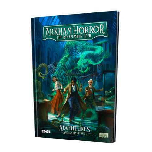 Edge Studio Arkham Horror The Roleplaying Game Arkham Mysteries Adventure Book - Three Standalone Scenarios, Immersive RPG for Kids & Adults, Ages 14+, 2-6 Players, 1+ Hour Playtime, Made by EDGE Studio