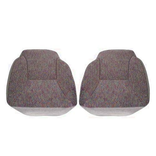 Lskioer Car Seat Cover, Front Driver & Passenger Bottom Replacement Fabric Cloth Seat Cover Fits for Dodge Ram 2500 3500 SLT 1998-2002, Mist Gray