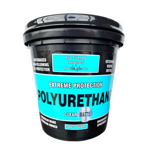 CrystaLac Extreme Protection Water Based Polyurethane (Matte, 32oz Quart)