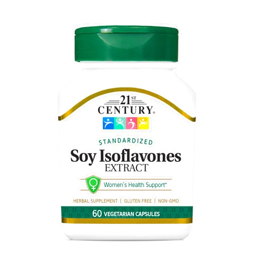 21st Century Soy Isoflavones Veg Capsules, 60Count