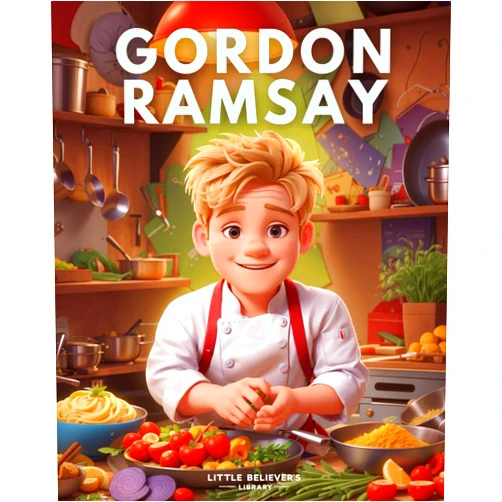 Little Believer's Library Gordon Ramsay - Children's Story Book: Incredible Biography of a British Celebrity Chef and Restaurateur. Animated with Illustrations to Inspire Kids. (Kids Who Dared to Dream)