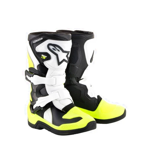 Alpinestars 2014518-125-1 Unisex-Adult Tech 3S Boots Black/White/Yellow Sz 01 (Multi, one_size)