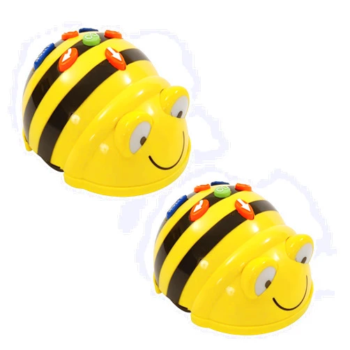 Generic 2-Piece Bee-Bot See and Say Coding Robot, Programmable STEM Robots Educational Early Years Programming Bot for Educators and Learners, Boys and Girls Gifts