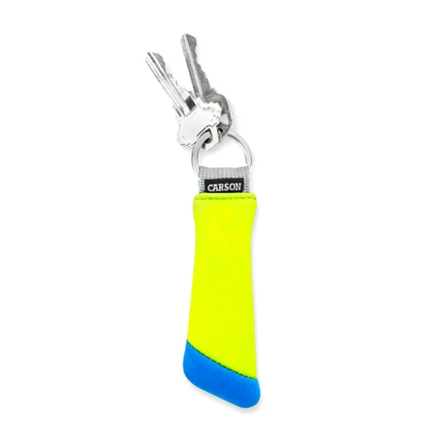 Carson Floating Keychain with Lightweight Foam Core Technology, Blue/Green (FA-30 04)