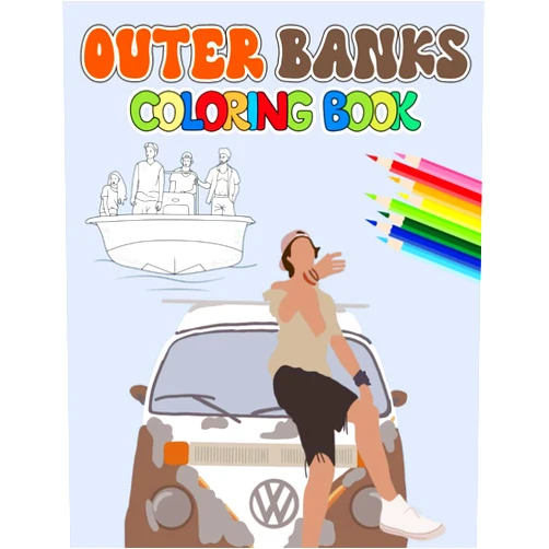 By Renae Thorne (Author) Outer Banks Coloring Book: Embark on a Colorful Adventure with 25+ Beautiful Designs | Perfect for Relaxation and Fun, Size 8.5 x 11 inch