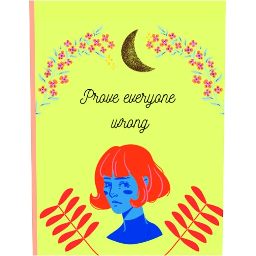 Catessys Publishing Boho notebook, Prove everyone wrong 8.5 x 11