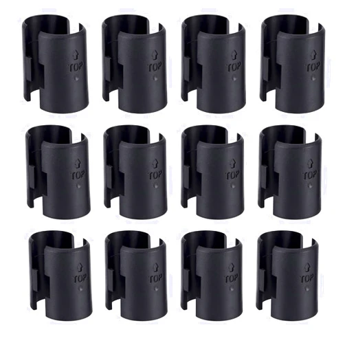 Apoulin Wire Shelf Clips - 24Pack Wire Shelving Shelf Lock Clips for 1