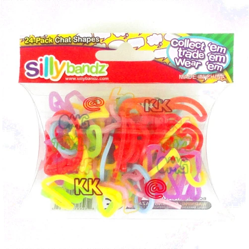 Bcp imports Silly Bandz - Chat Pack - 24-count