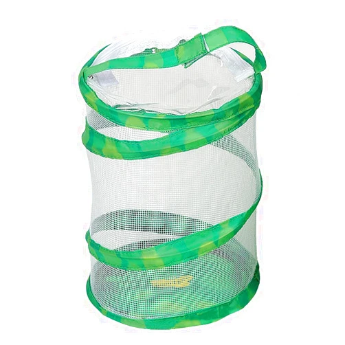 Insect Lore Mini Butterfly Habitat | Clear Mesh, Zipper, 8” Tall | Pop Up Folds Flat | Habitat for Most Insects