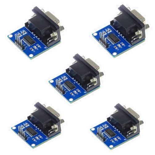 HiLetgo 5pcs RS232 to TTL Converter Module COM Serial Port Board MAX3232 MAX232CSE
